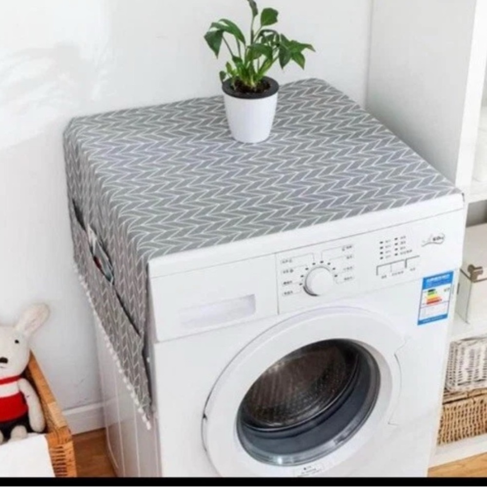 (Sale $5) Gray Chevron Washing Machine Cover